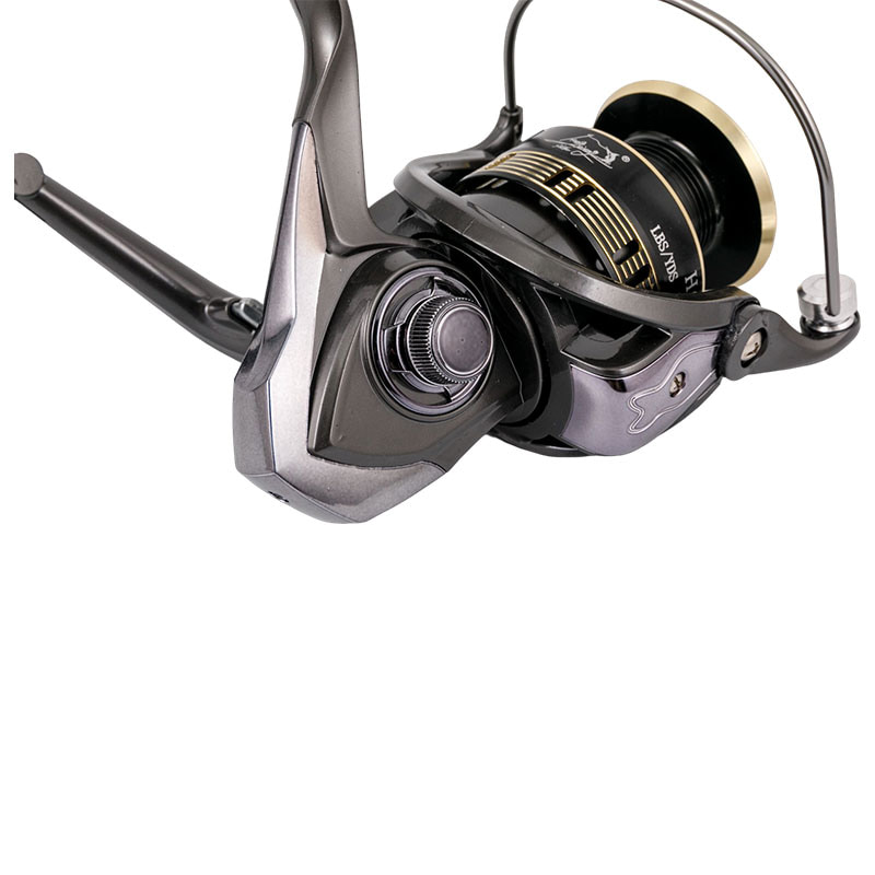 Carrete de Metal HQ1000-6000 5 + 1BB carretes de pesca giratorios de fundición de cebo de agua salada