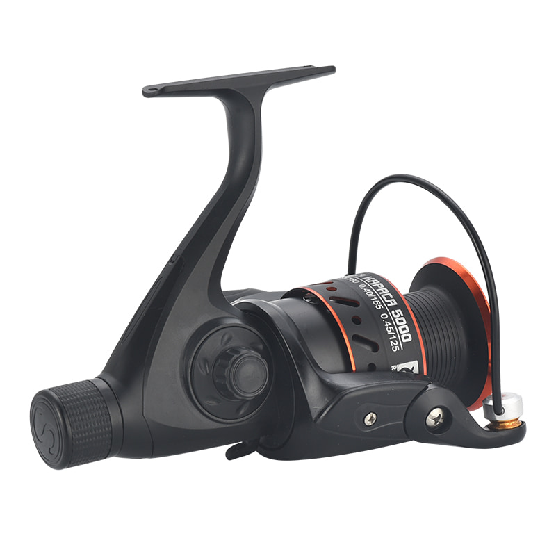 carrete de pesca giratorio de fundición de cebo de metal