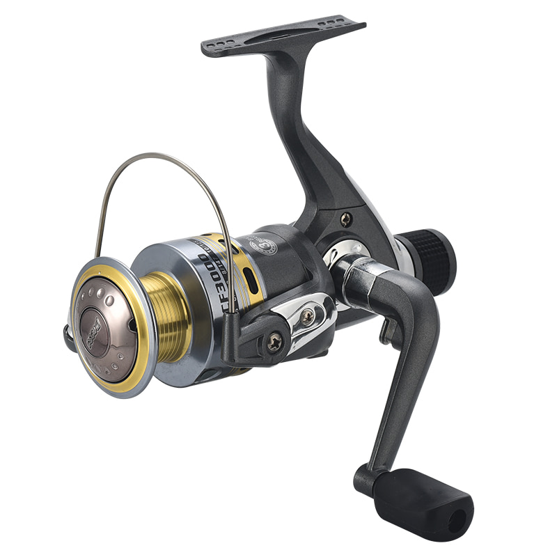 Carretes de pesca giratorios con freno trasero de metal con 9 rodamientos