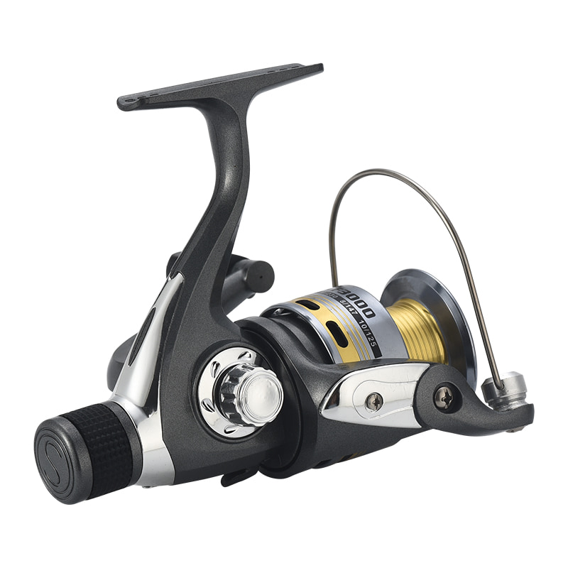 Carretes de pesca giratorios con freno trasero de metal con 9 rodamientos