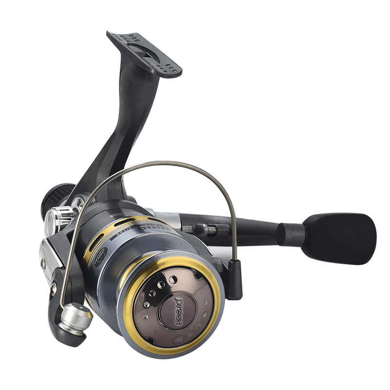 Carretes de pesca giratorios con freno trasero de metal con 9 rodamientos