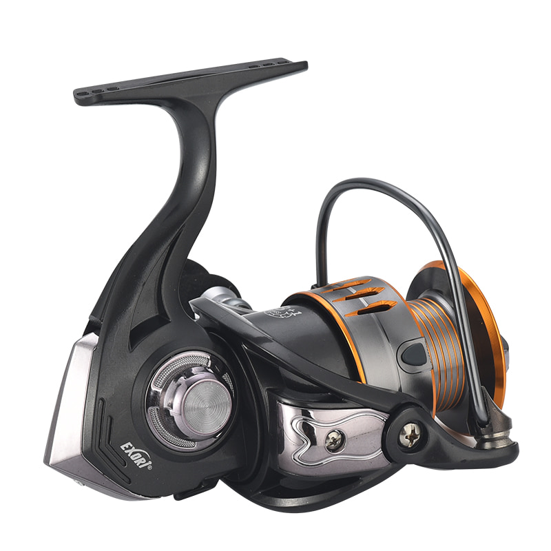 Carrete de Metal más nuevo, carrete con mango de Sreaw, carrete giratorio de pesca en mar, carretes de pesca giratorios de fundición de cebo de agua salada