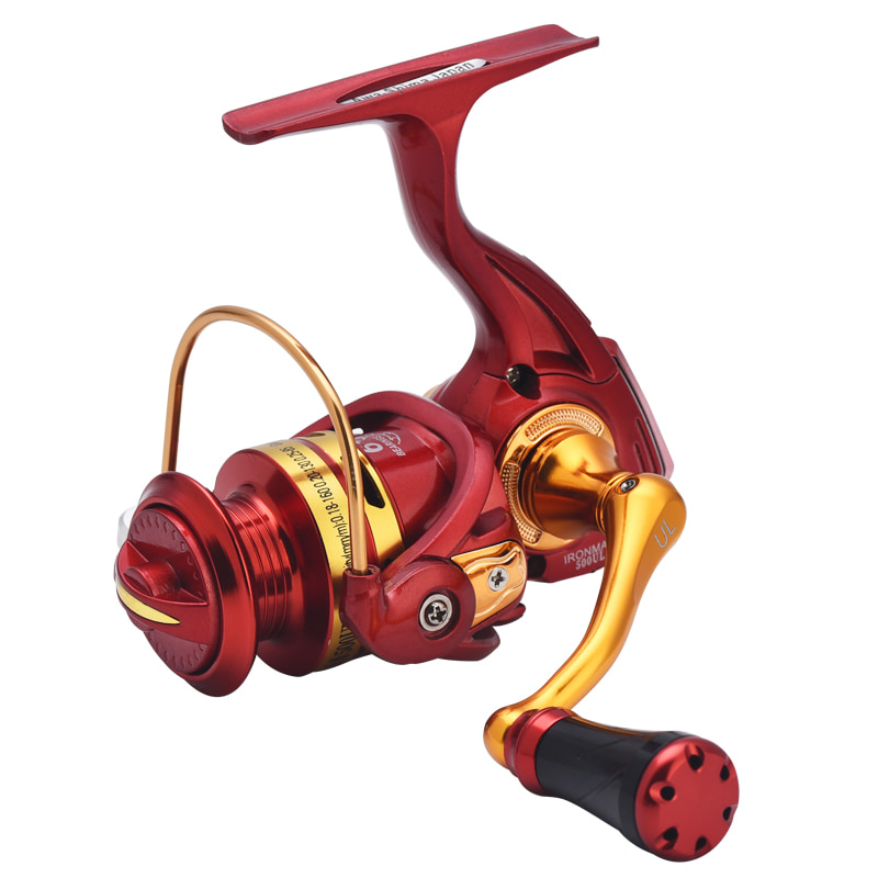 Carretes de fundición de cebo de agua salada de aguas profundas con mango roscado CNC de Metal completo, rueda de pesca en hielo, carrete de pesca giratorio, mini carretes