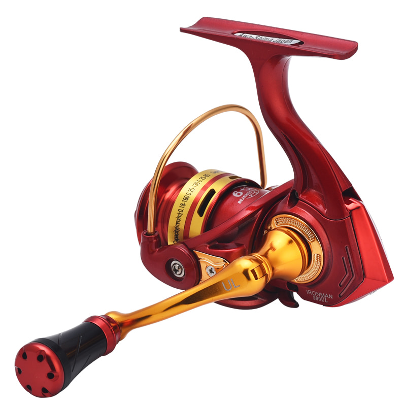Carretes de fundición de cebo de agua salada de aguas profundas con mango roscado CNC de Metal completo, rueda de pesca en hielo, carrete de pesca giratorio, mini carretes