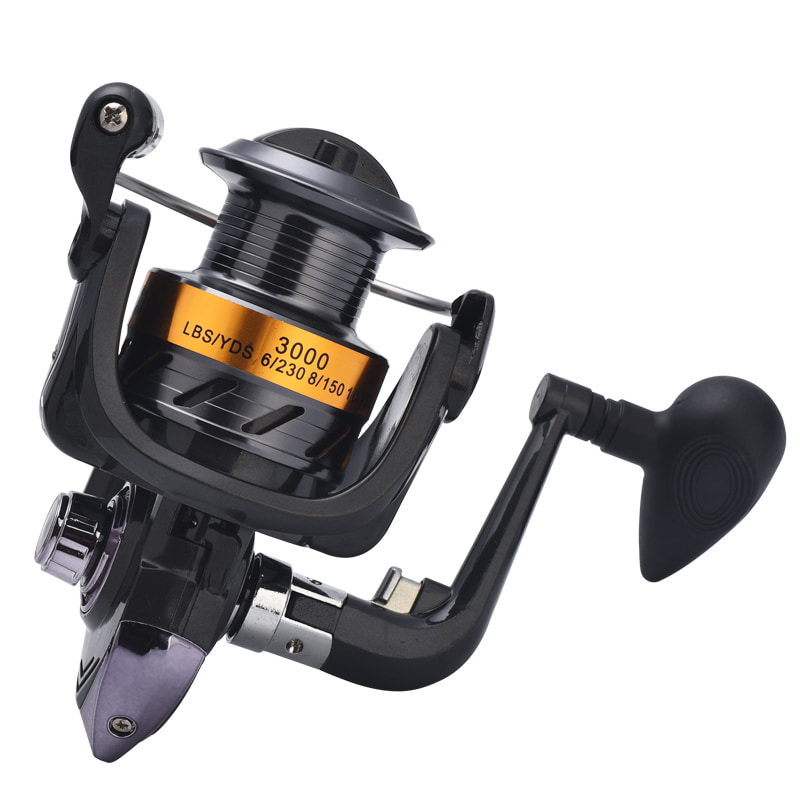 Carrete de Metal de alta calidad 5,1: 1, rueda de línea de pescado, carrete giratorio, carrete para baitcasting de agua salada, equipo de pesca giratorio, carretes de pesca